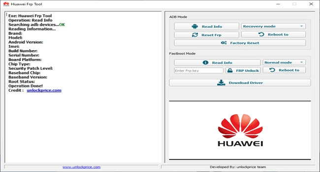 HUAWEI SN Extract From SN استخراج معلومات من